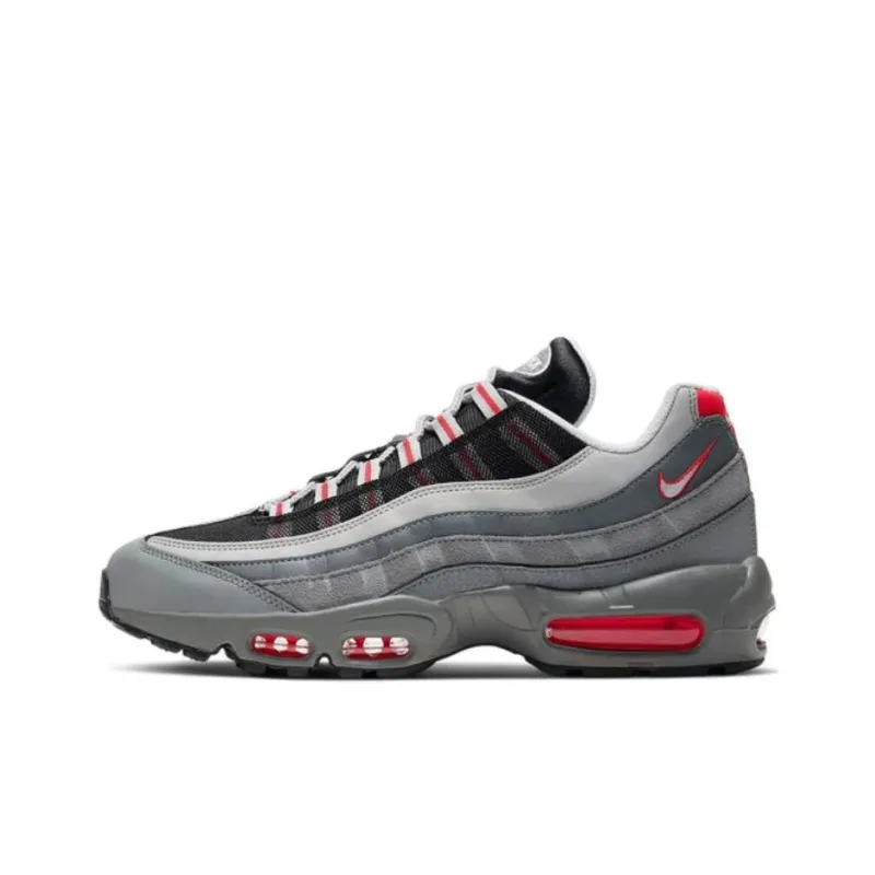 Nike Air Max 95 Essential Particle Grey Track Red-0