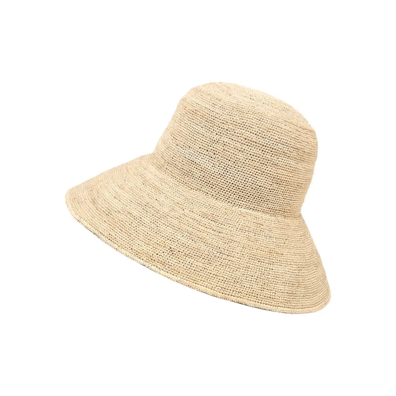 SLEEPYWALK Raffia Sun Protection Hats Women's-1