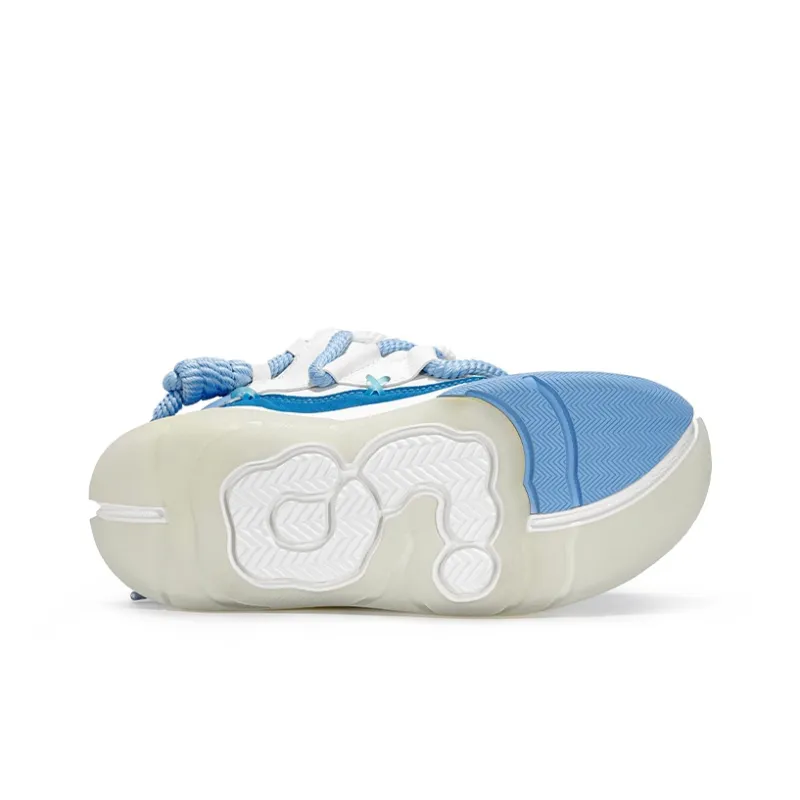 CN Skate Skateboard Shoes Unisex Low Top Blue-4