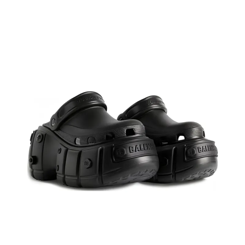 Crocs x Balenciaga Hardcrocs Clogs Men's Black-2