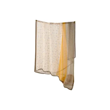 Hang Silk Road Mulberry Silk Silk Scarves Women's Yellow