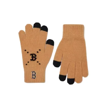 MLB KIDS Knit Gloves Kids' Beige Yellow