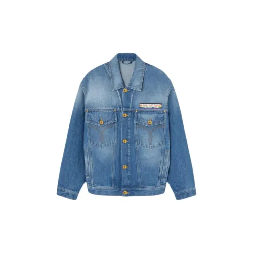 VERSACE Denim Jacket Women's Blue