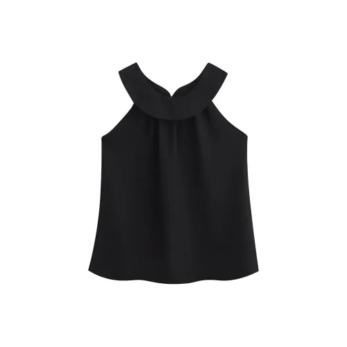 PZGE Tank Tops Women's Black