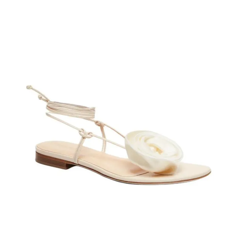 MAGDA BUTRYM Magda Butrym One Strap Sandals Women's Beige-2