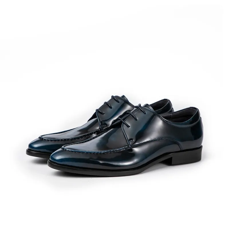 ASTON M.JAZZ Dress Shoes Men Low Top Black/Blue/Burgundy-13