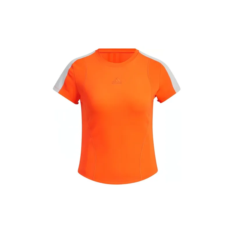Adidas T Shirt Women's Half Impact Orange-1