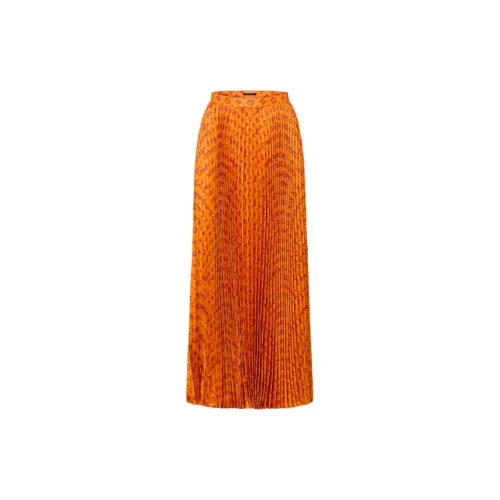 LOUIS VUITTON 3D MONOGRAM Casual Long Skirts Women's Orange