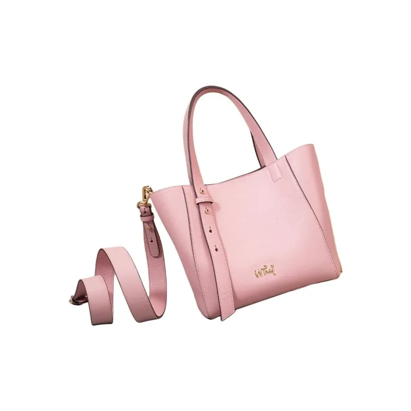 Why Cow Leather Shoulder Bag, Crossbody Bag, Handbag Small Size Women's Gray/Pink/Jasper/Tea Green-10
