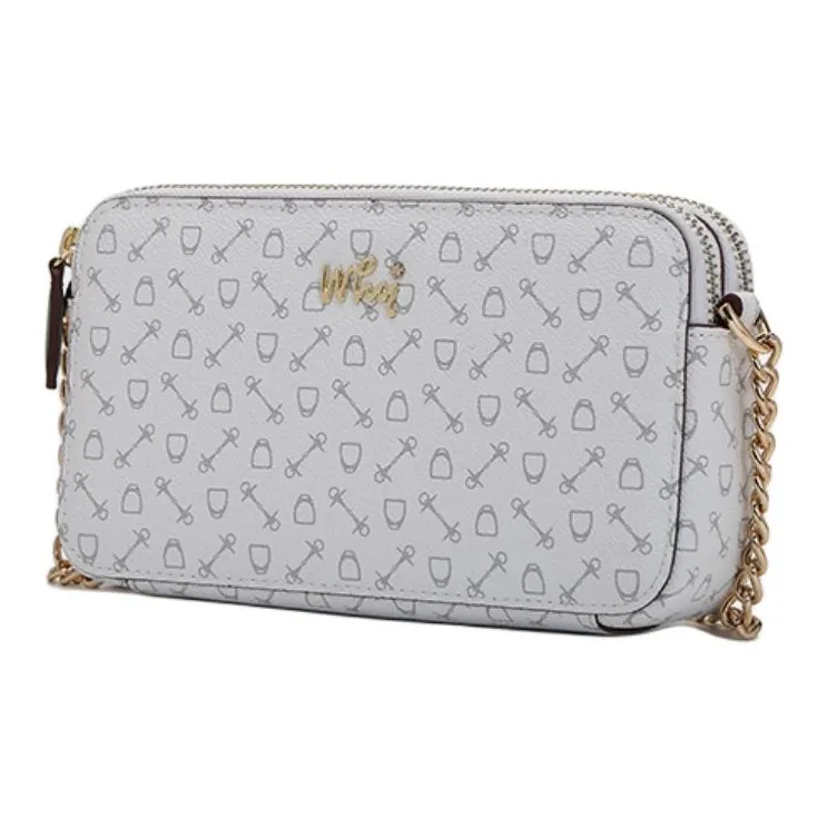 Why PVC Chain Bag, Crossbody Bag, Shoulder Bag Mini Women's Milk White/Pink/Coffee-1