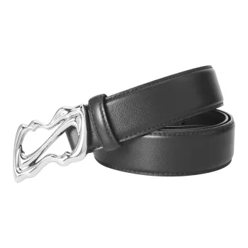 OMTO Little Cyclone Cut Out Y2K Pin Buckle Trendy Versatile Individual Casual Leather Belts Unisex 105cm