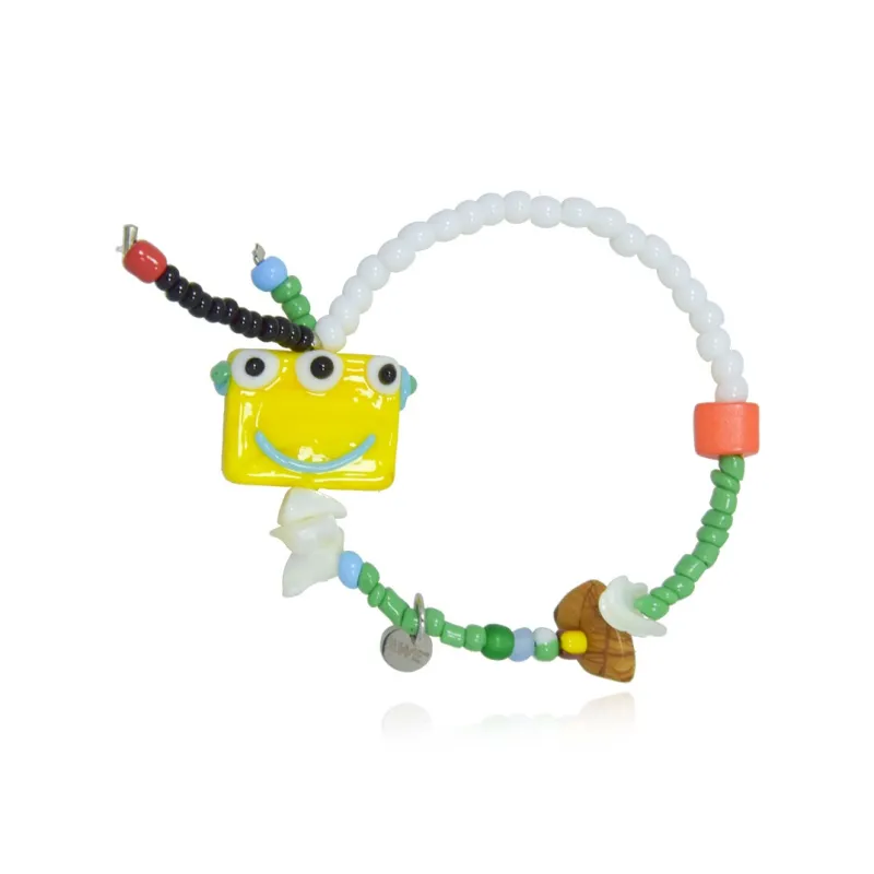 AWE Seed Beads Pearl Dopamine Dressing Stylish Cartoon Beaded Bracelet With Gift Unisex-0