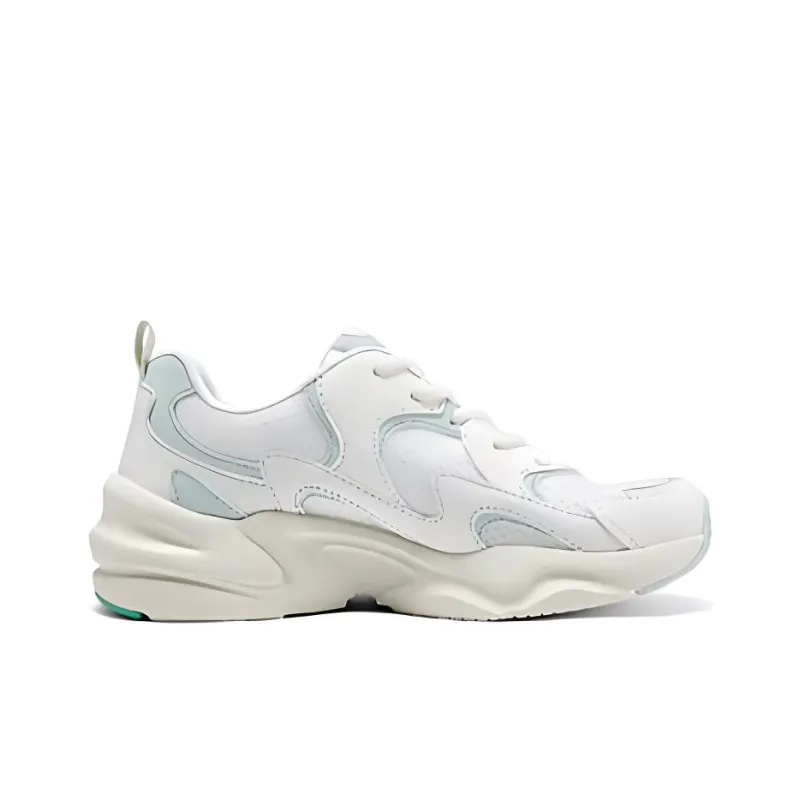 Skechers BOBS BAMINA 2 Cushioned Wear Resistant Breathable Lightweight Low Top Chunky Sneakers Women's White-1
