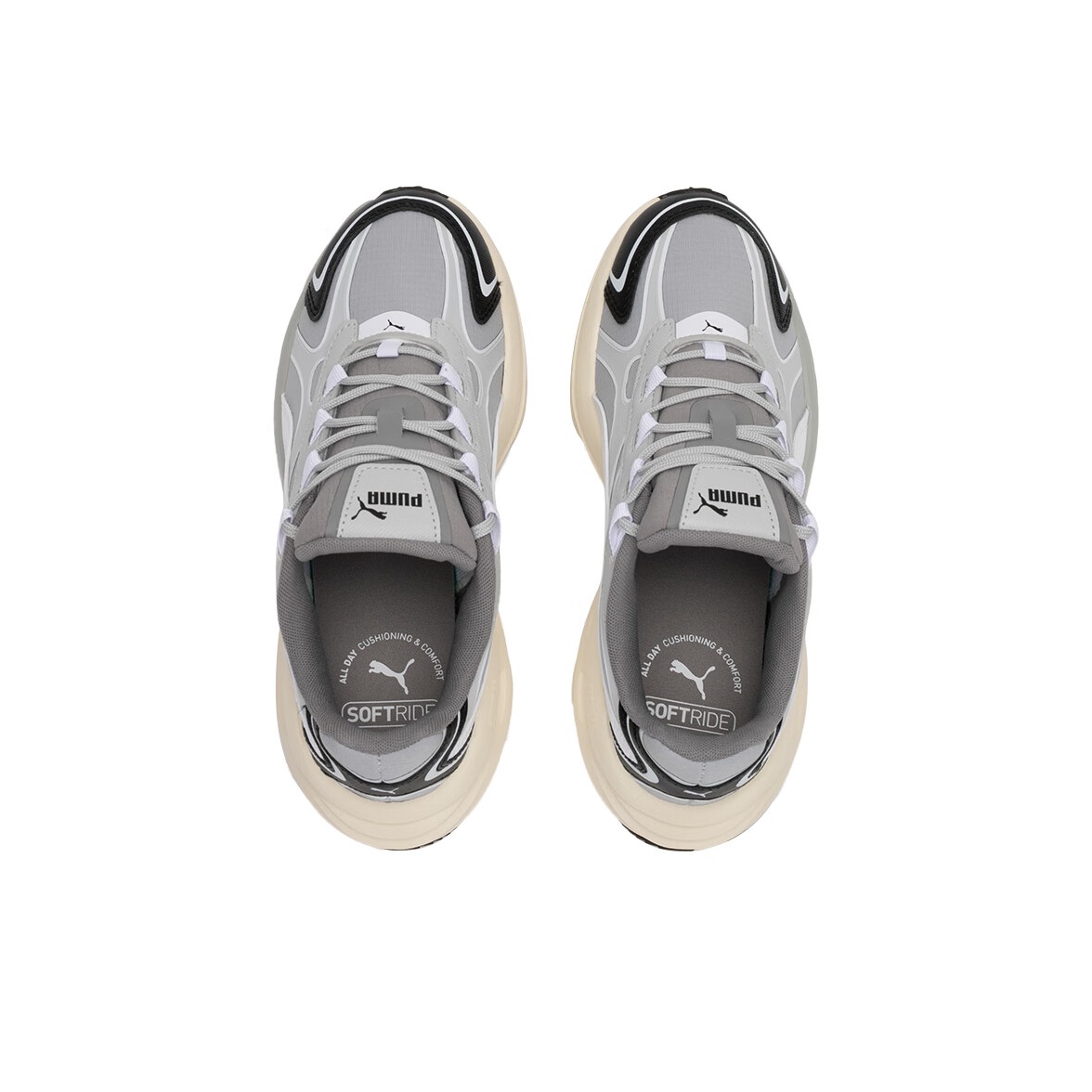 PUMA Hypnotic LS Casual Shoes Unisex Low-Top Gray/White