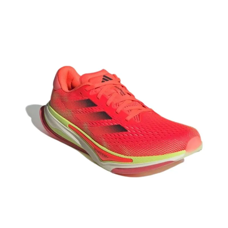 Adidas Supernova Anti Slip Wear Resistant Low Top Casual Running Shoes Men's Orange Red Yellow-3