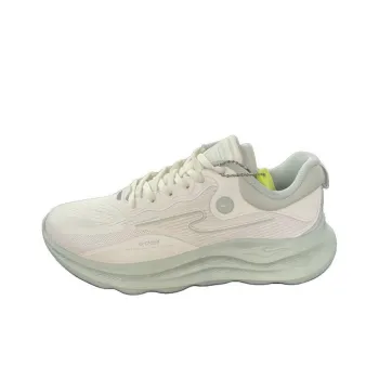 Erke Abrasion Resistant Breathable Low Top Casual Running Shoes Women's White Green