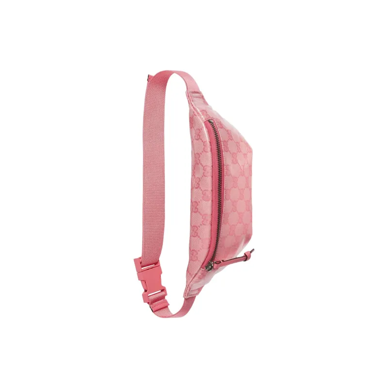 GUCCI Crystal Canvas Fanny Pack Kids' Pink-5