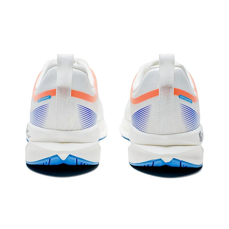 XTEP Running Shoes Men Low Top Black/Charcoal Gray, Sail White/Microwave Blue-12