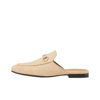 GUCCI Princetown Wrap-toe Slippers Women's Yellow
