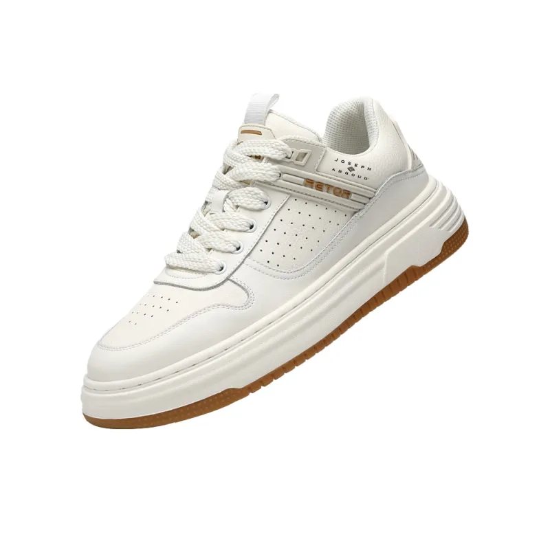JOSEPH ABBOUD Low Top Skateboard Shoes Unisex White-1