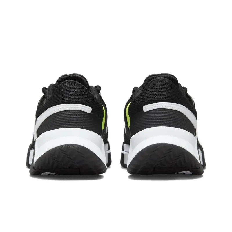 Nike Air Zoom GP Anti Slip Wear Resistant Low Top Tennis Shoes Unisex Black White-4