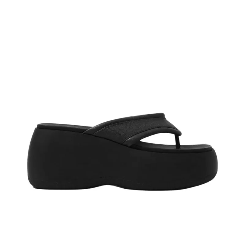 BIMBA Y LOLA Flip Flops Women's Black-1