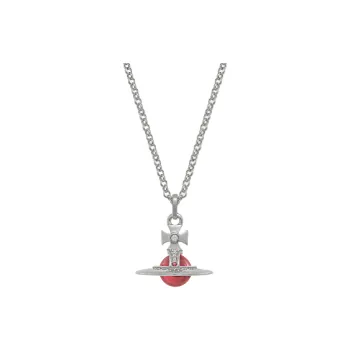 Vivienne Westwood Brass Necklaces Unisex Red Silver