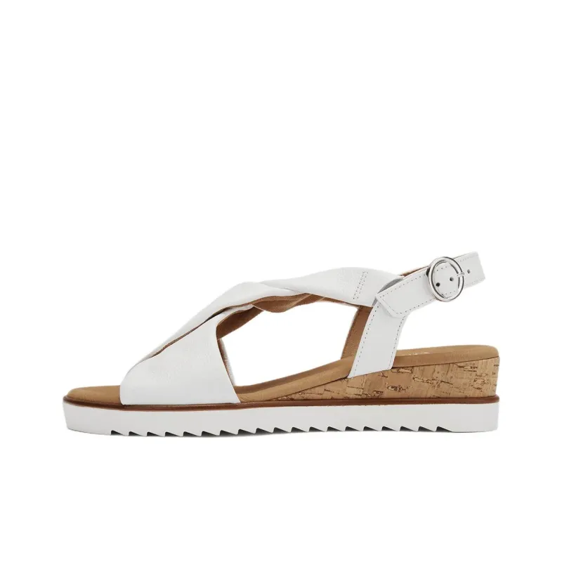 Gabor Strap Sandals 4.5cm Women's White-0