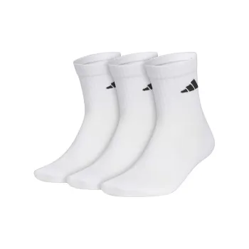 Adidas Mid Calf Socks Women's 3 Pack White