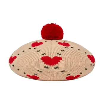 MLB KIDS Acrylic Berets Kids' Beige Yellow