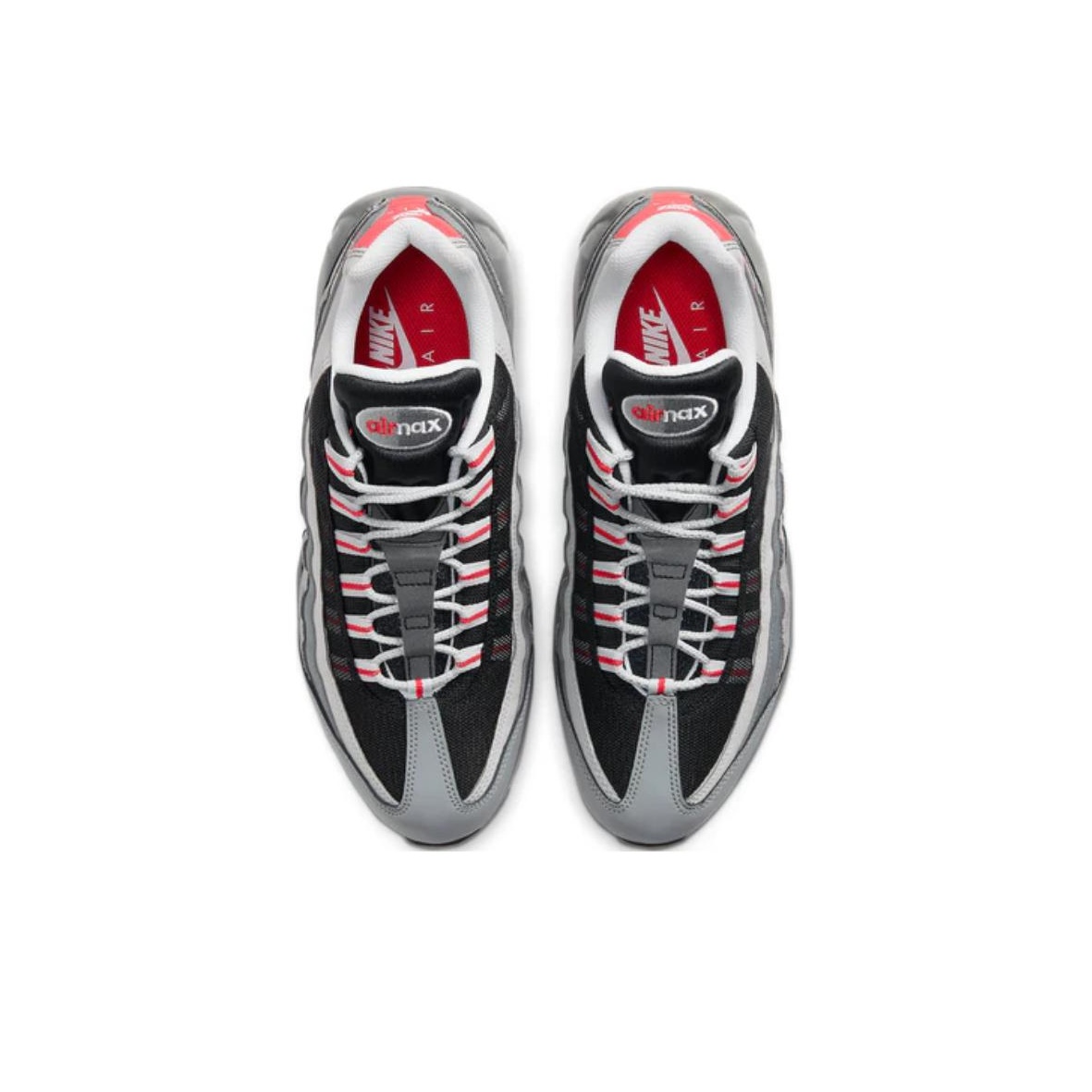 Nike Air Max 95 Essential Particle Grey Track Red POIZON