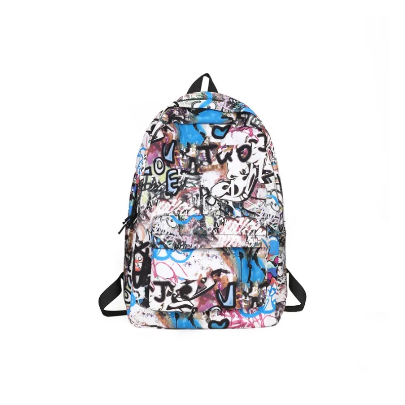 GEERDUN Oxford Backpack Regular Unisex Red/Blue/Coffee-1