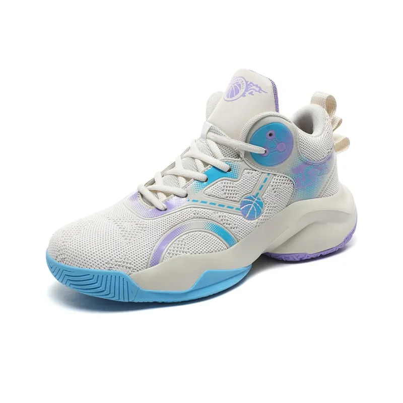 Black tailed Deer Shock Absorbers Slip Resistant, Abrasion Resistant, Breathable Mid Top Basketball Shoes Men's-1