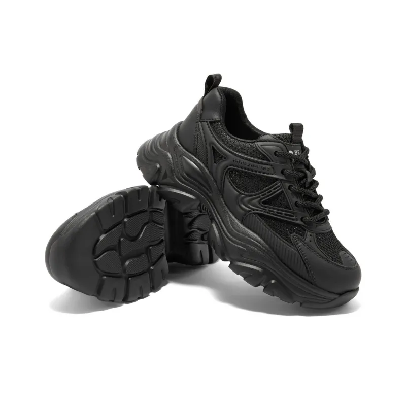 BELLE Anti-Slip Wear-Resistant Breathable Lightweight Height Increasing Low-Top Chunky Sneakers Women's-16