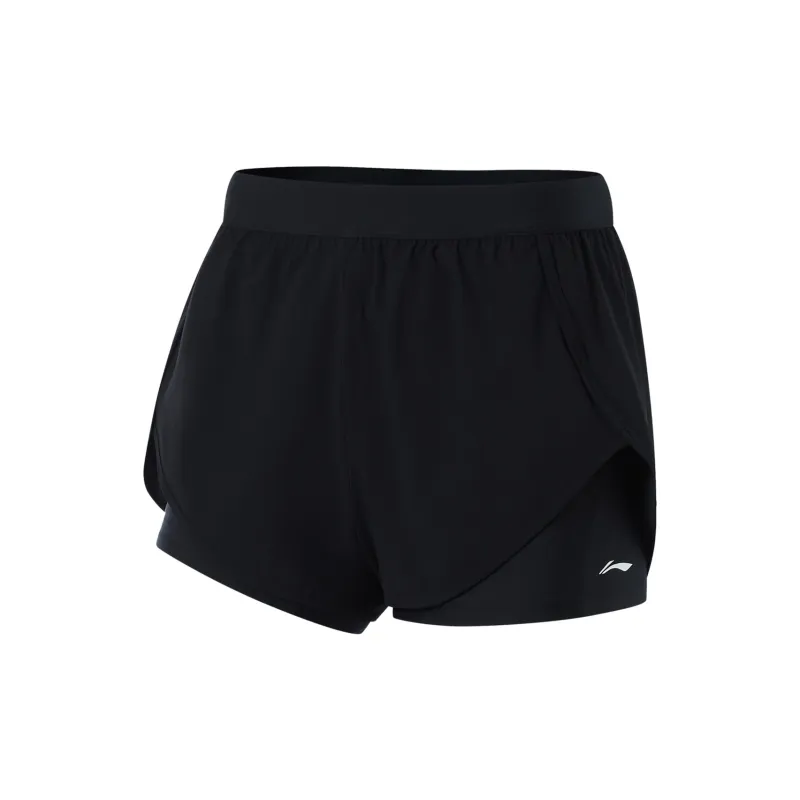 LiNing Two Piece Swimsuit Women's Black/Standard White-4