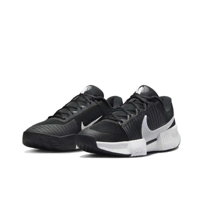 Nike Air Zoom GP Anti Slip Wear Resistant Low Top Tennis Shoes Men's Black White-2