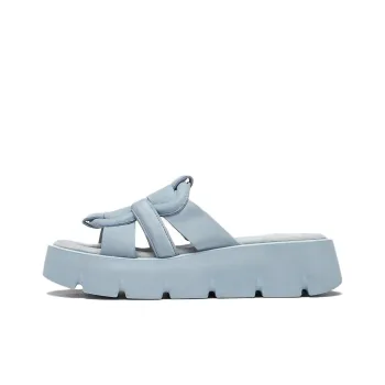 Gabor PU Polyurethane Slide Slippers Women's Blue