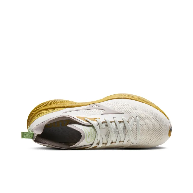 Mizuno Cushioning Anti-Slip And Wear-Resistant Breathable Support Low-Top Running Shoes Unisex White Yellow-2