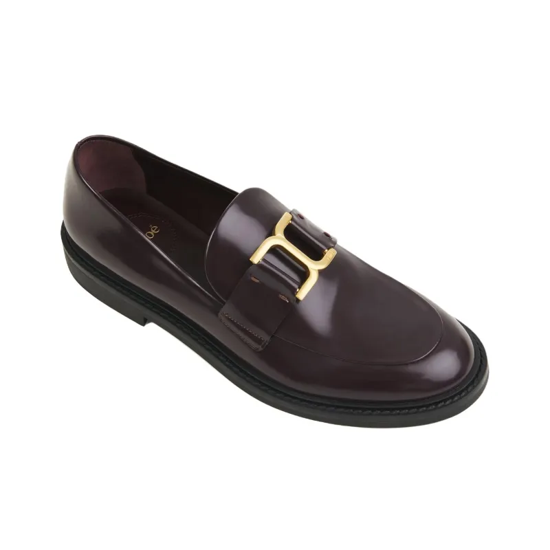 Chloe Marcie Loafers Women's Dark Red-4