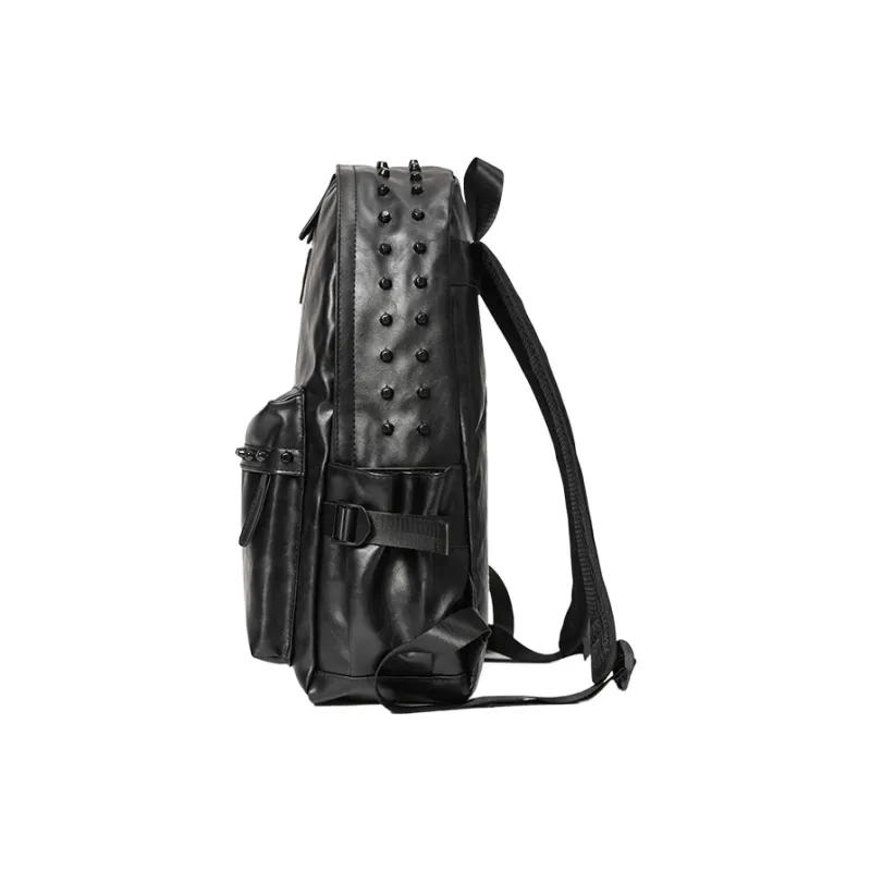 CARTELO PVC Backpack Medium Size Unisex Black-4