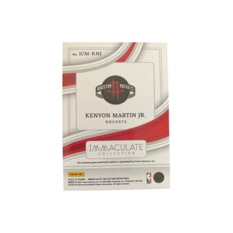 PANINI 2022 23 Imm Kenyon Martin Jr. Jersey 10/20 Patch Player Card, Card Product Pass Sports Cards 1 Pc-1