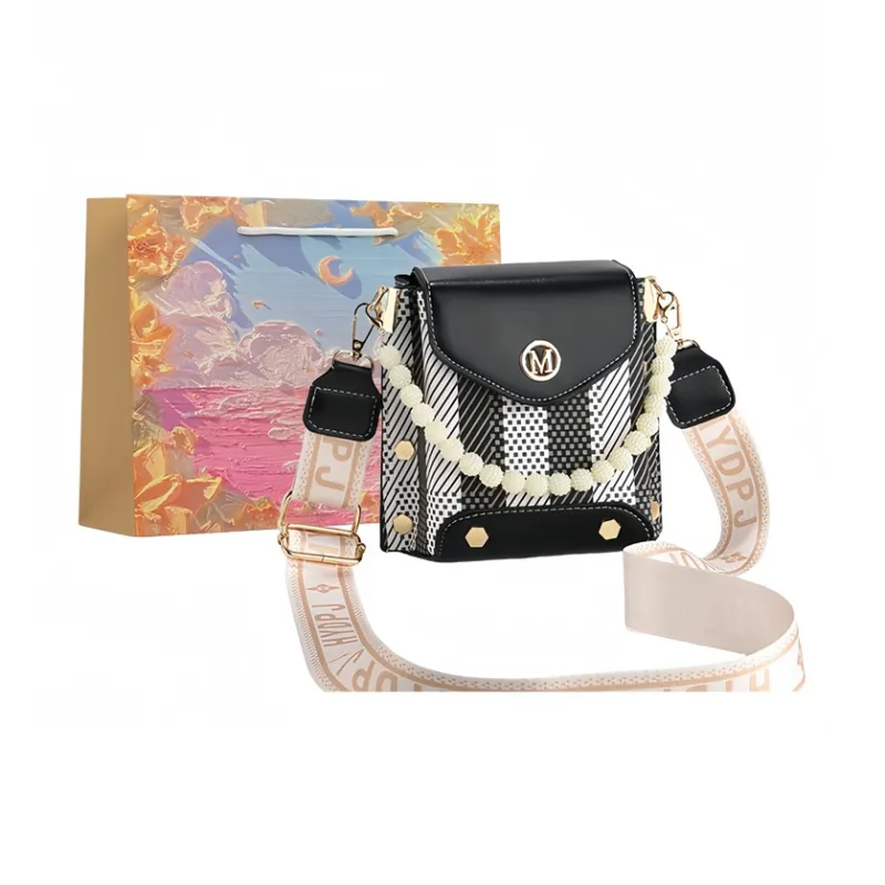 BRINCH Pu Handbag Shoulder Bag Crossbody Bag Regular Women's Pink/Green/Ecru/Khaki/Black-16