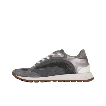 Brunello Cucinelli Monili Embellished Low Top Sneakers Women's