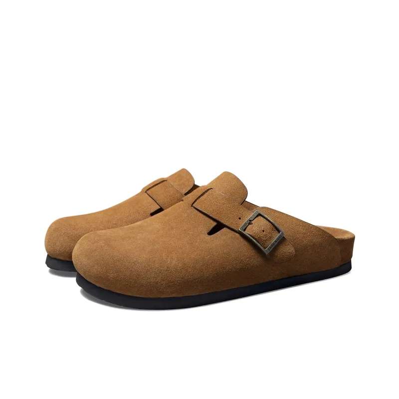THOM WILLS Wrap toe Slippers Unisex Dark Brown-1