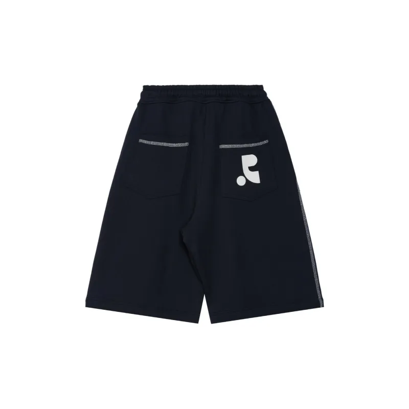 Rest&Recreation LOGO JERSEY SHORTS Casual Shorts Unisex NAVY/Marine Blue-1