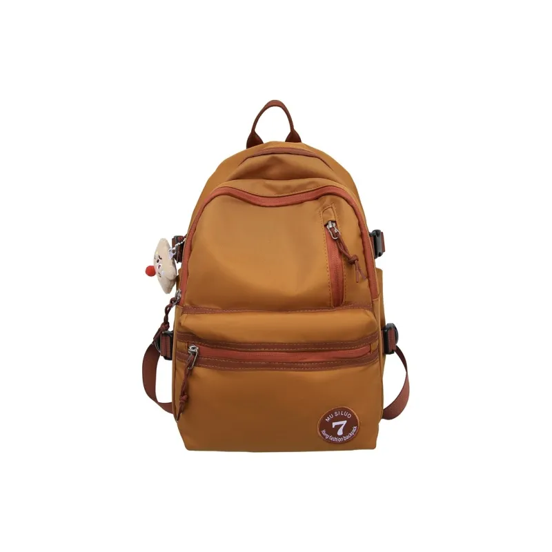 Barang Bear Nylon Backpack Regular Unisex White Black Red Pink Khaki-12