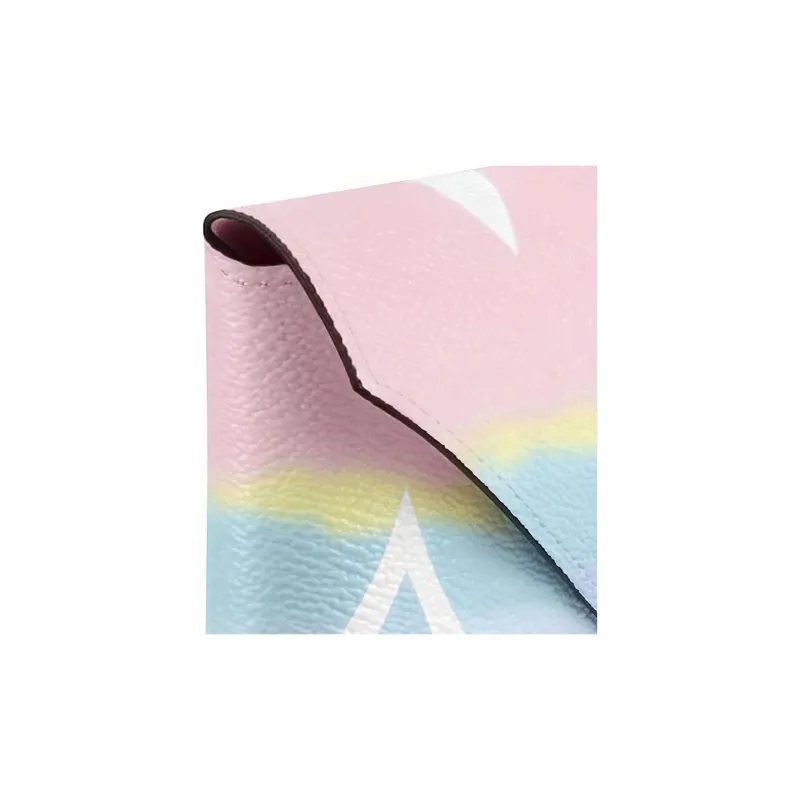 LOUIS VUITTON Pochette Kirigami Lv Escale Pastel/Bleu/Rouge-5