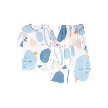 The Story Of The Flower Season Pajama Set Women's White