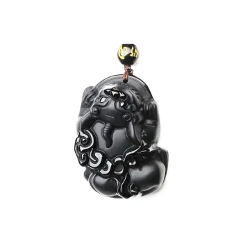 Reiki Obsidian Jade Pendants Unisex
