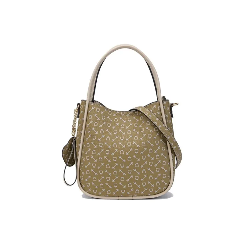 Why Artificial Leather Shoulder Bag, Crossbody Bag, Handbag Small Size Women's Milk Tea/Ecru-2